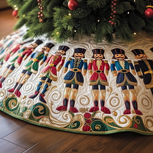 Christmas Nutcracker Quilted Tree Skirt GFTOTP1696