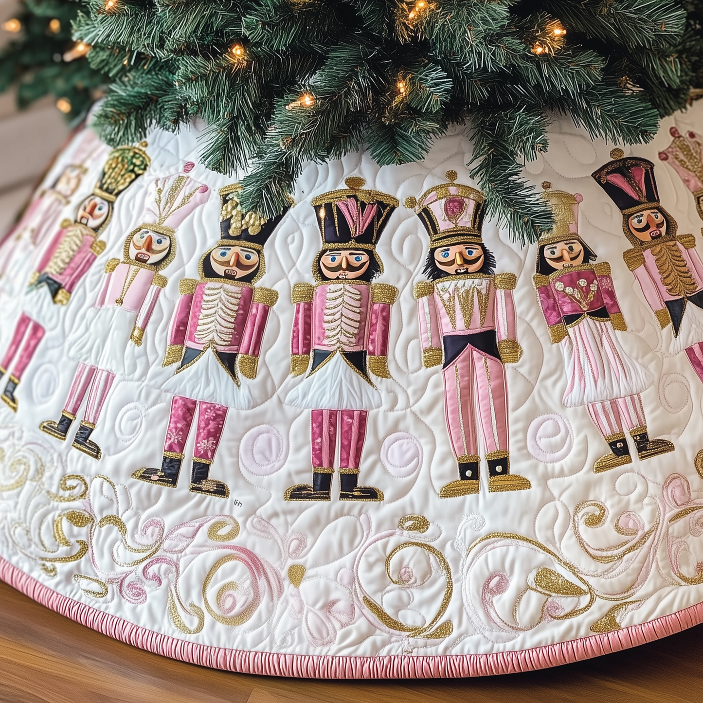 Christmas Nutcracker Quilted Tree Skirt GFTOTP1700