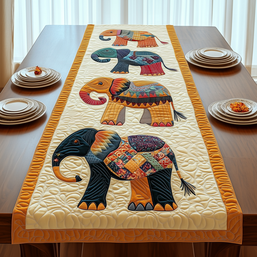 Elephant Parade Quilted Table Runner GFTOTP2058