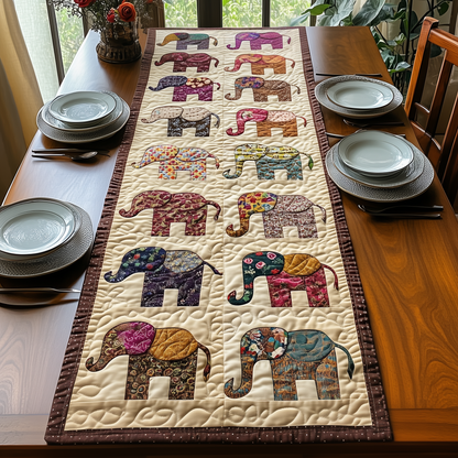 Elephant Parade Quilted Table Runner GFTOTP2059