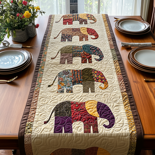 Elephant Parade Quilted Table Runner GFTOTP2060