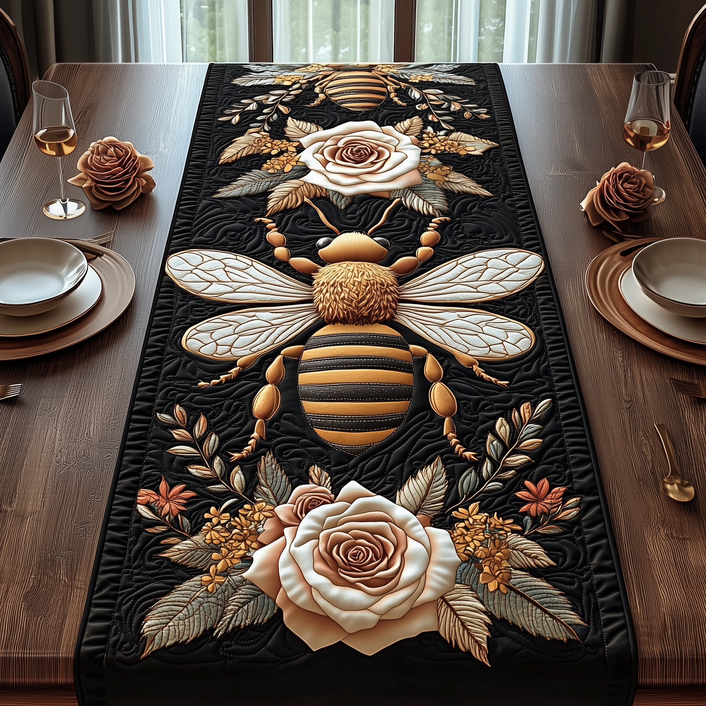 Bee in Bloom Quilted Table Runner GFTOTP2066