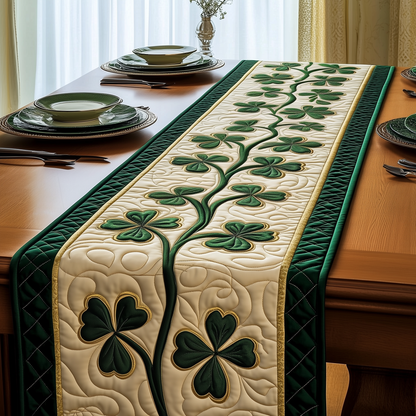 Irish Shamrock Quilted Table Runner GFTOTP2098