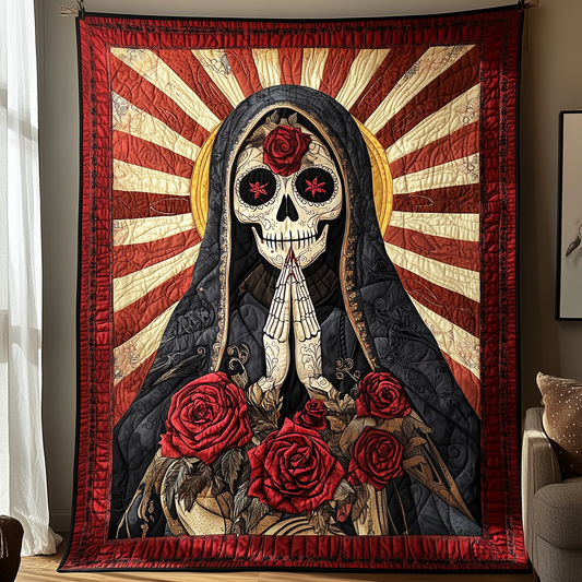 Day Of The Dead Quilted Blanket GFTOTP2126