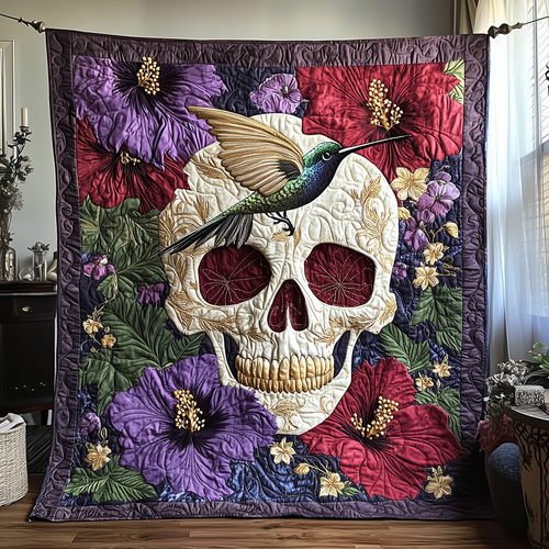 The Hummingbird Requiem Quilted Blanket GFTOTP2323