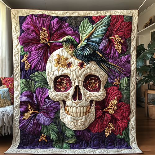 The Hummingbird Requiem Quilted Blanket GFTOTP2328