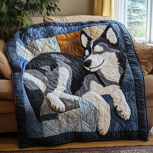 Sleepy Husky Quilted Blanket GFTOTP2499