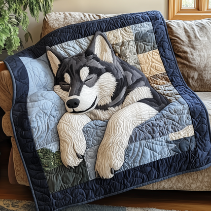 Sleepy Husky Quilted Blanket GFTOTP2503