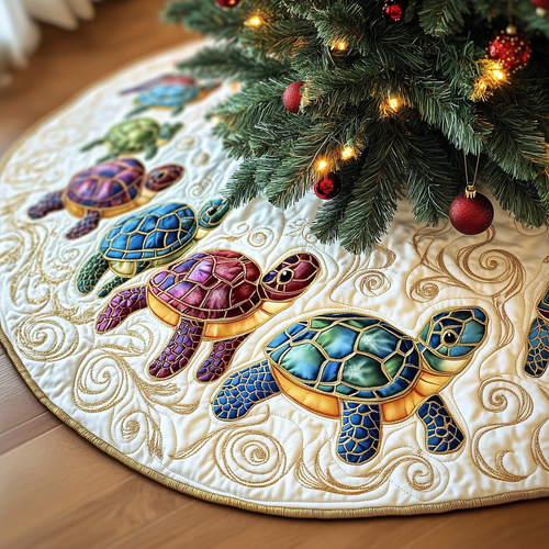 Turtle Quilted Tree Skirt GFTOTP288