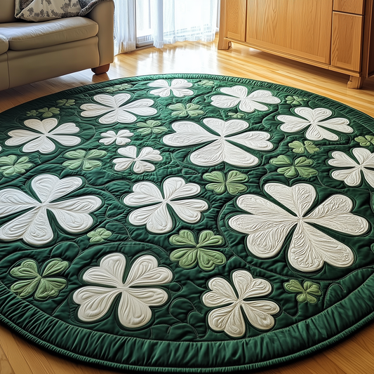 Irish Shamrock Quilted Round Mat  GFTOTP2902