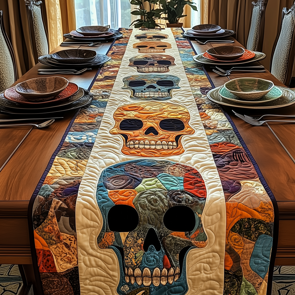 Mistique Skull Quilted Table Runner GFTOTP2963