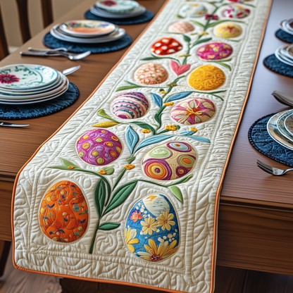 Joyful Easter Egg Pathway Quilted Table Runner GFTOTP2970