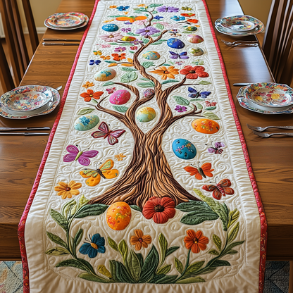 Tree Of Easter Eggs Quilted Table Runner GFTOTP2974