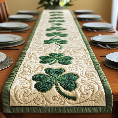 Irish Shamrock Quilted Table Runner GFTOTP2977