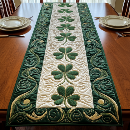 Irish Shamrock Quilted Table Runner GFTOTP2979