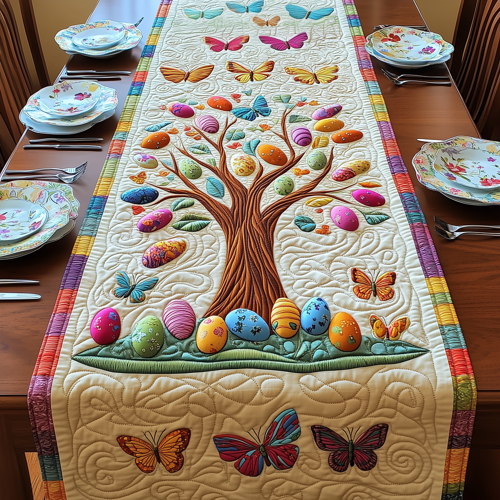 Tree Of Eggs Quilted Table Runner GFTOTP2983