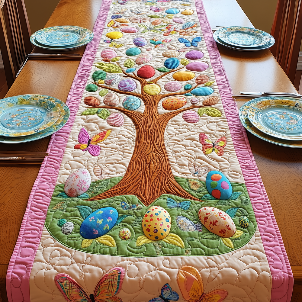 Tree Of Eggs Quilted Table Runner GFTOTP2984