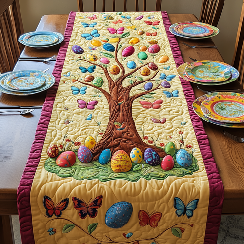 Tree Of Eggs Quilted Table Runner GFTOTP2988