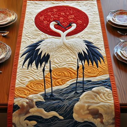 Celestial Crane Quilted Table Runner GFTOTP3065