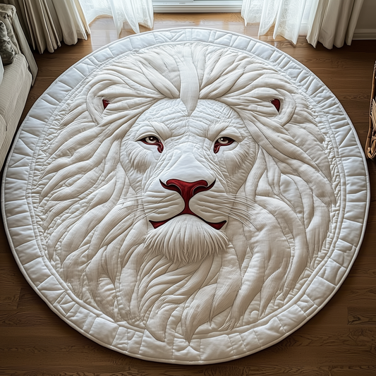 Majestic Lion Quilted Round Mat GFTOTP3070