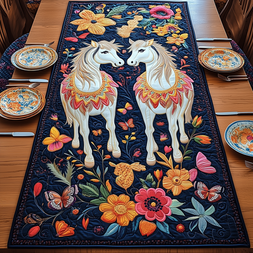 Festive Horse Quilted Table Runner GFTOTP3148