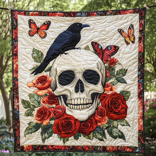 Skull Serenade Quilted Blanket GFTOTP3210