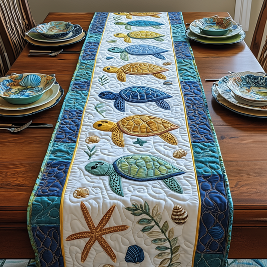 Ocean Treasures Quilted Table Runner GFTOTP3326