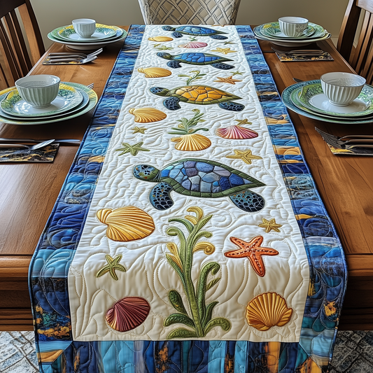 Ocean Treasures Quilted Table Runner GFTOTP3328