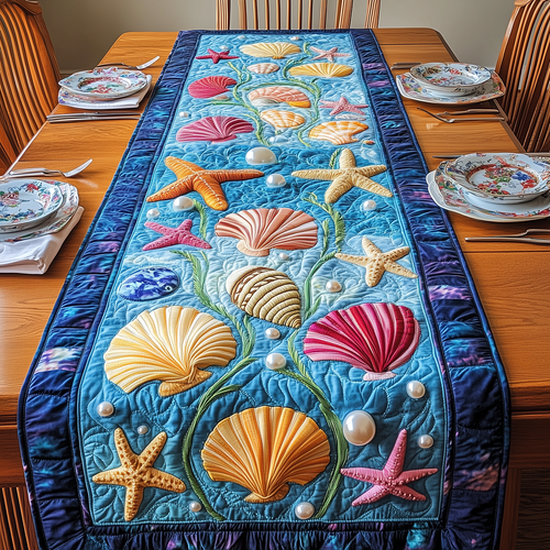 Ocean Treasures Quilted Table Runner GFTOTP3329