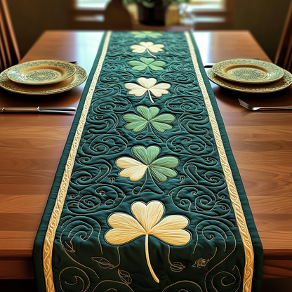 Irish Shamrock Quilted Table Runner GFTOTP3385