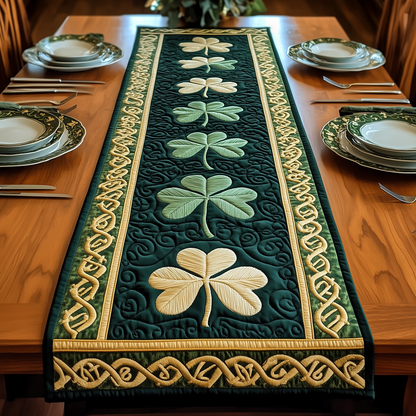 Irish Shamrock Quilted Table Runner GFTOTP3397