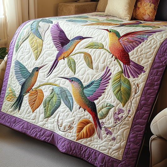 Hummingbird Bliss Quilted Blanket GFTOTP3484