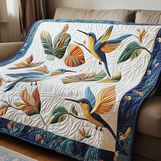 Hummingbird Bliss Quilted Blanket GFTOTP3489