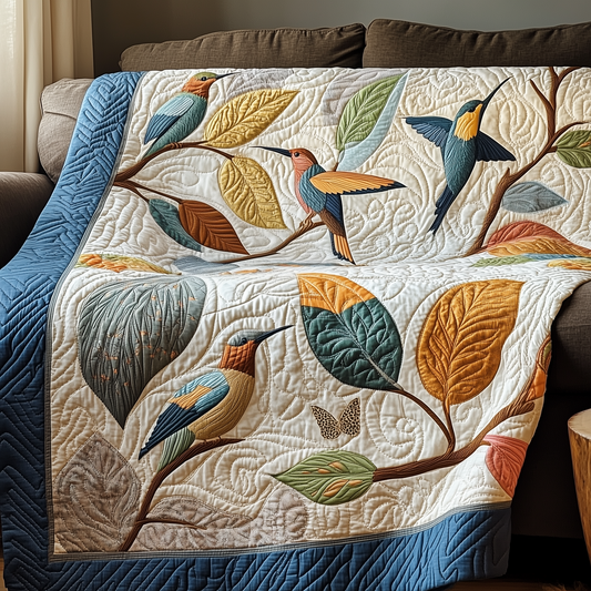 Hummingbird Bliss Quilted Blanket GFTOTP3491