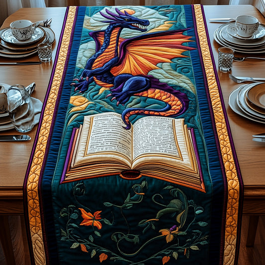 Library Dragon Quilted Table Runner GFTOTP3574