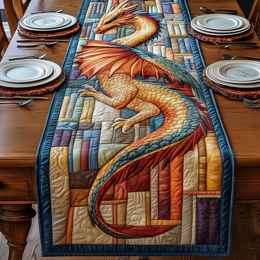 Library Dragon Quilted Table Runner GFTOTP3575