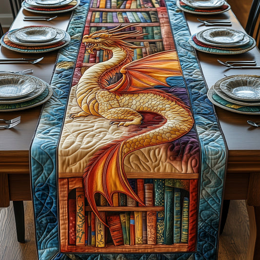 Library Dragon Quilted Table Runner GFTOTP3576