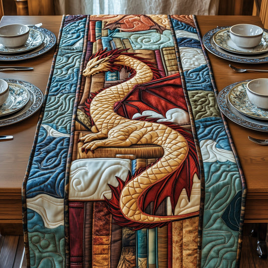 Library Dragon Quilted Table Runner GFTOTP3578