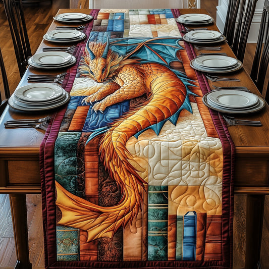 Library Dragon Quilted Table Runner GFTOTP3579