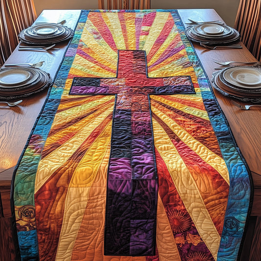 Vibrant Rays of Hope Quilted Table Runner GFTOTP3596