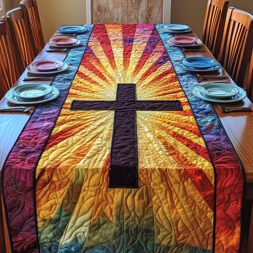 Vibrant Rays of Hope Quilted Table Runner GFTOTP3597