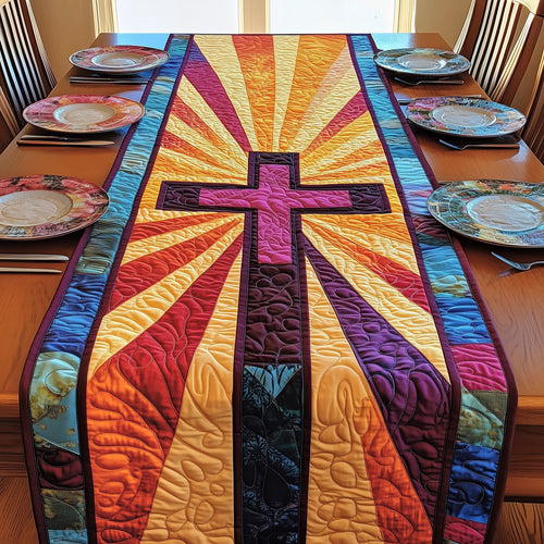 Vibrant Rays of Hope Quilted Table Runner GFTOTP3599