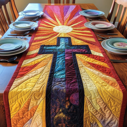 Vibrant Rays of Hope Quilted Table Runner GFTOTP3600