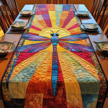 Vibrant Dragonfly Quilted Table Runner GFTOTP3621