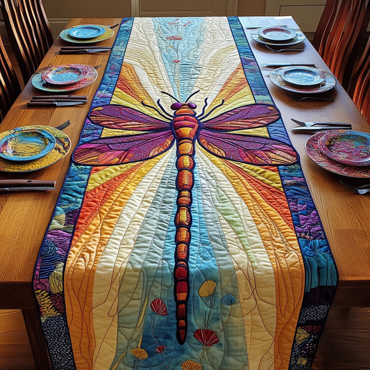 Dragonfly Glow Quilted Table Runner GFTOTP3631