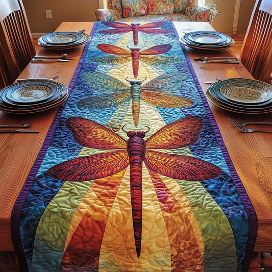 Dragonfly Glow Quilted Table Runner GFTOTP3634