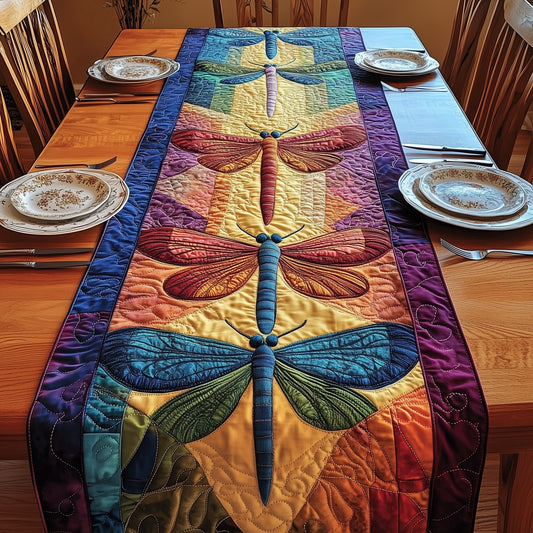 Dragonfly Glow Quilted Table Runner GFTOTP3637