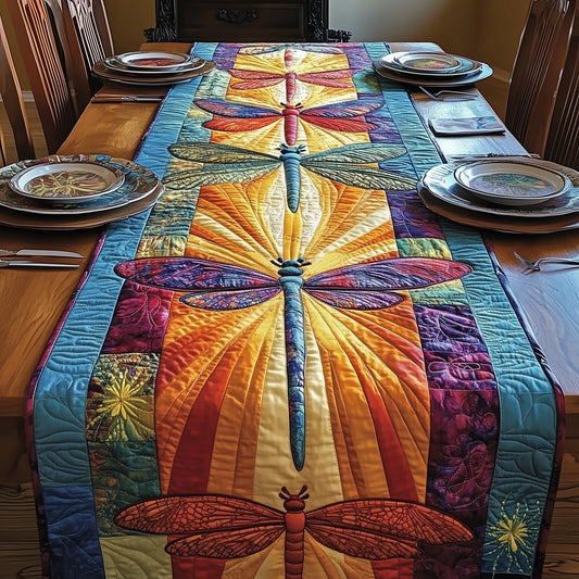 Dragonfly Glow Quilted Table Runner GFTOTP3638