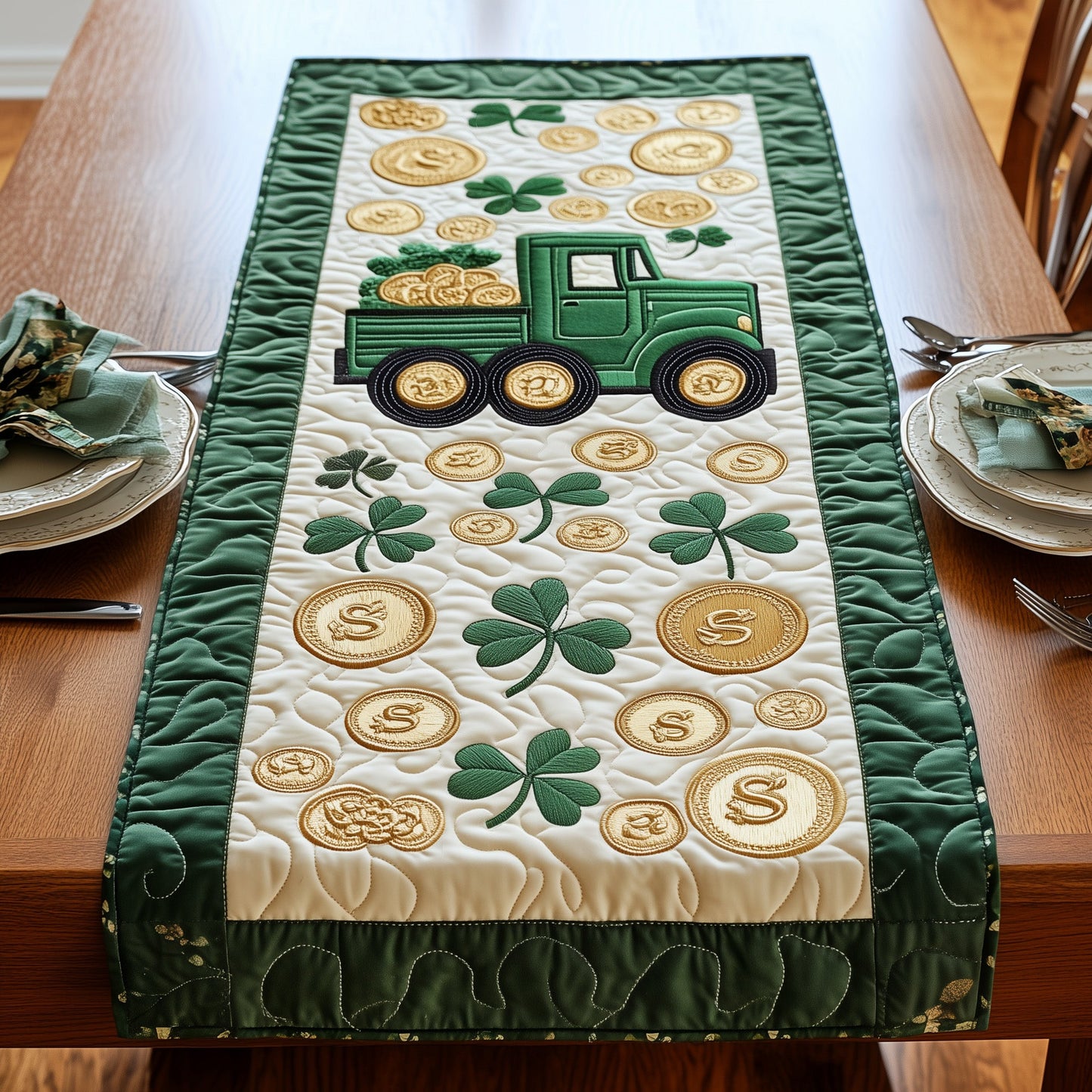 A Ride Of Luck Quilted Table Runner GFTOTP3657