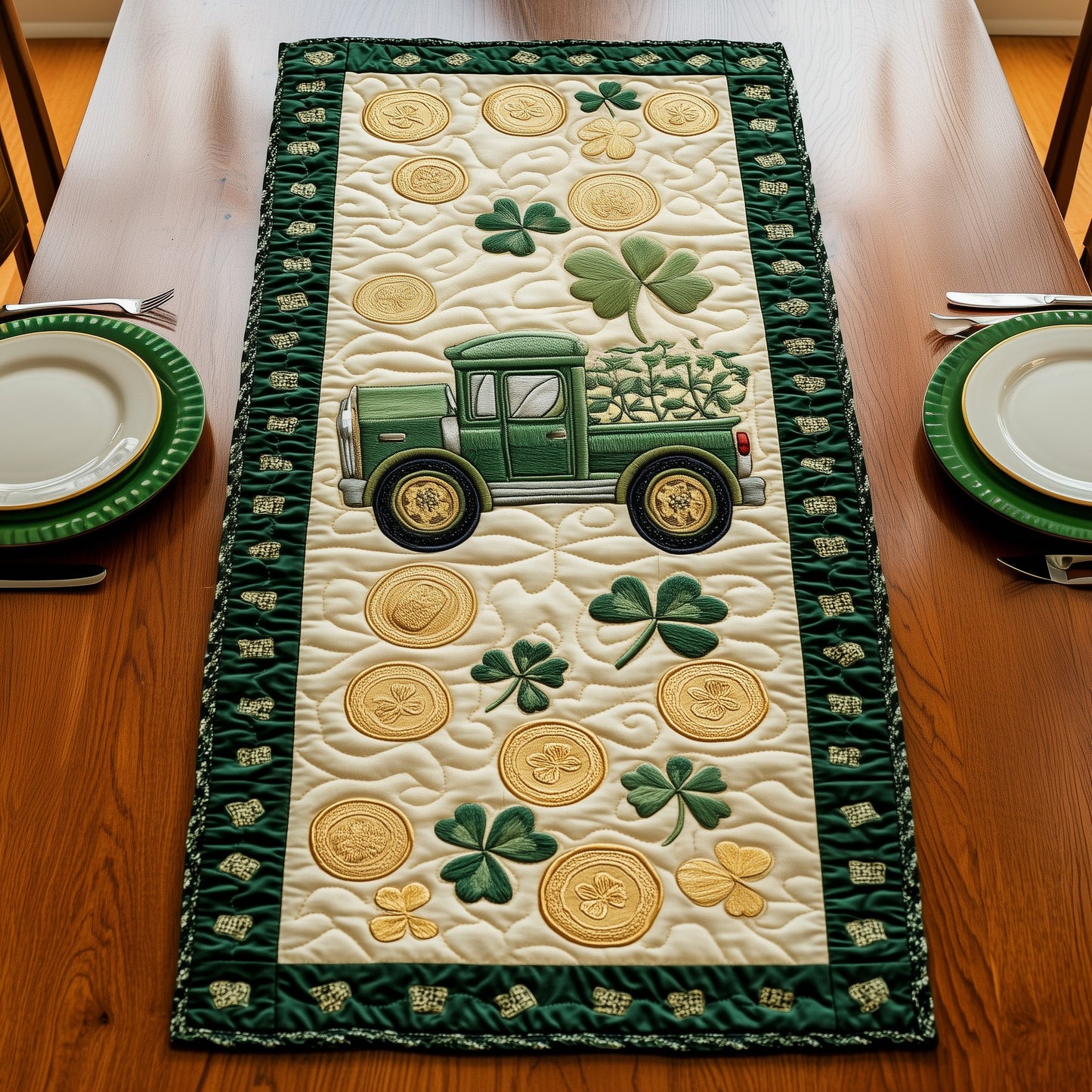 A Ride Of Luck Quilted Table Runner GFTOTP3658